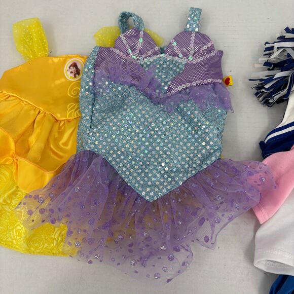 Build A Bear Clothes Mixed 11 Piece Cheerleader Outfit Accessories Belle Dress - Picture 8 of 9
